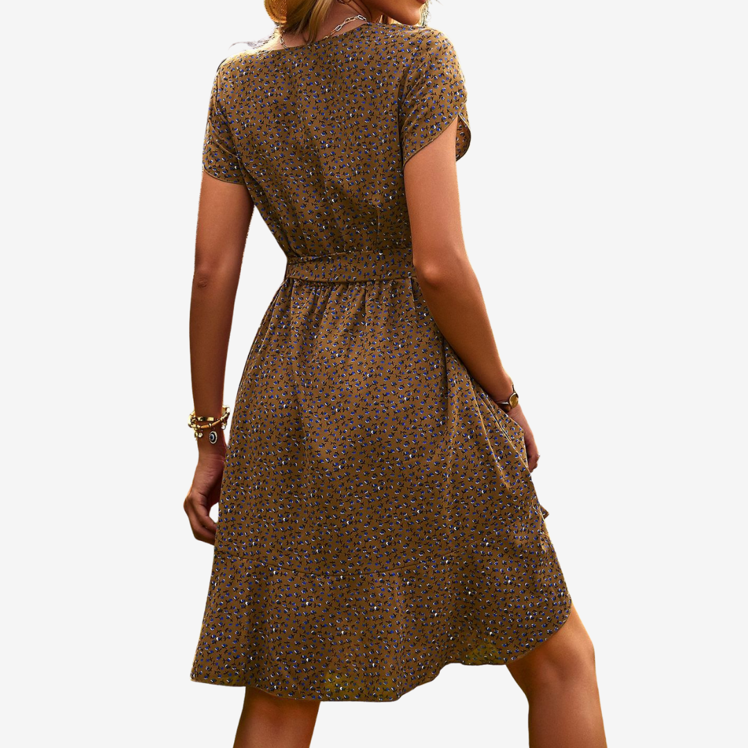 Noéva™ Midi à Imprimé Fleuri