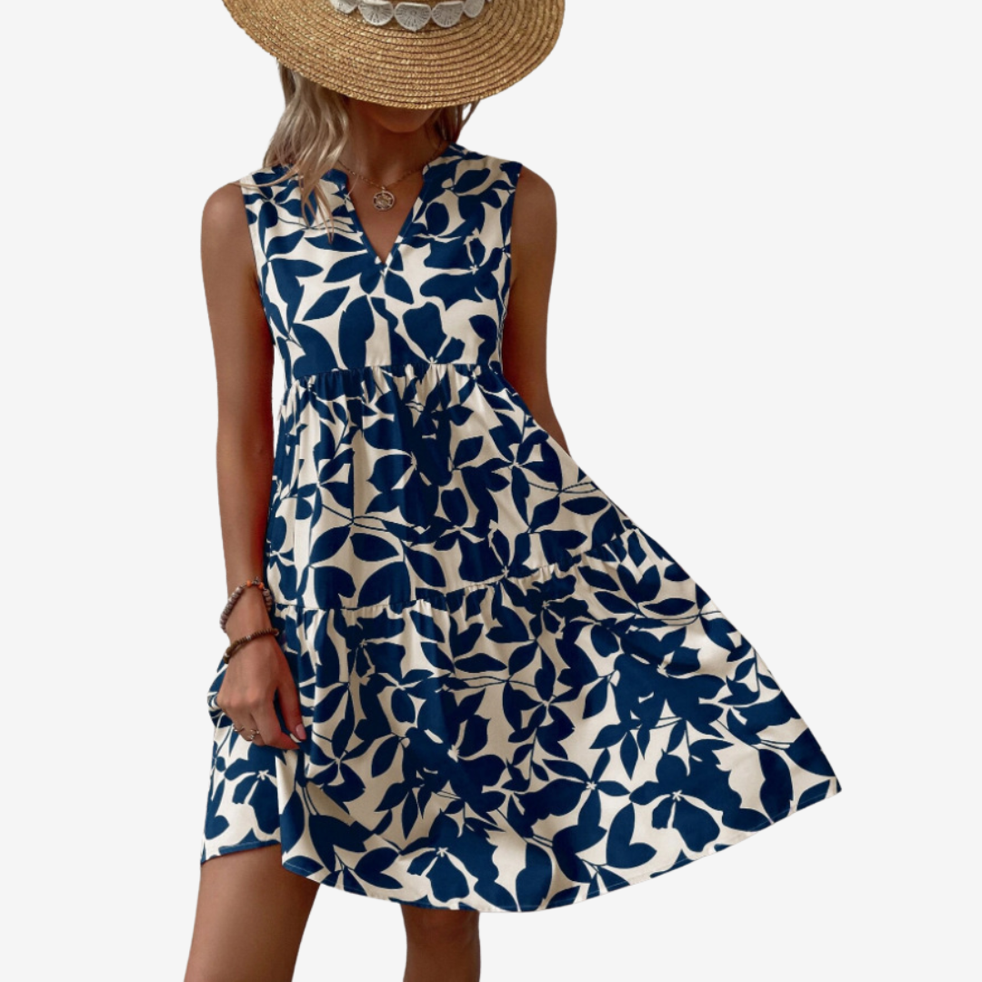 Séraphine™ Midi à Motifs Feuillus