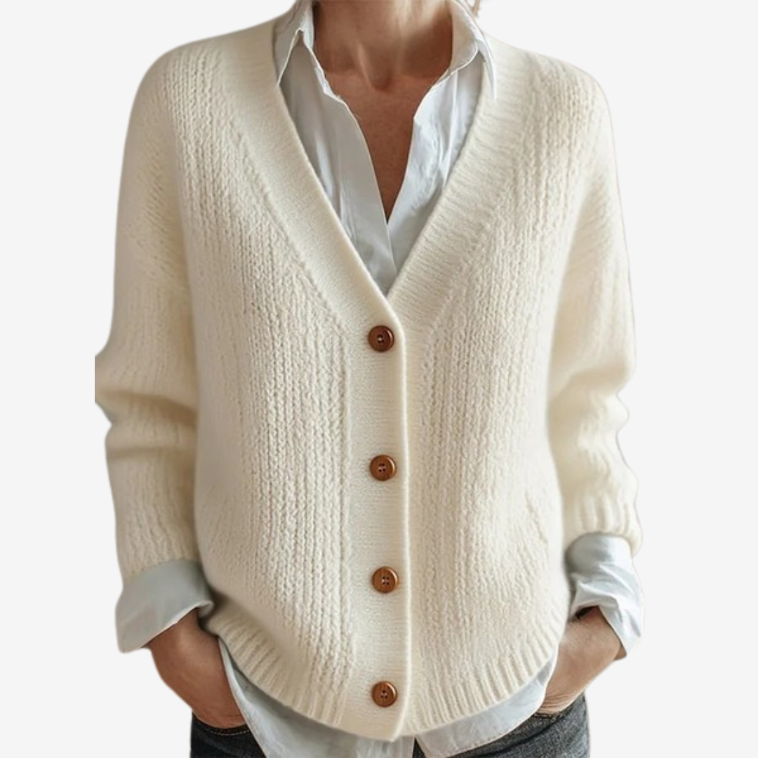 Merlin™ Cardigan Doux à Boutons