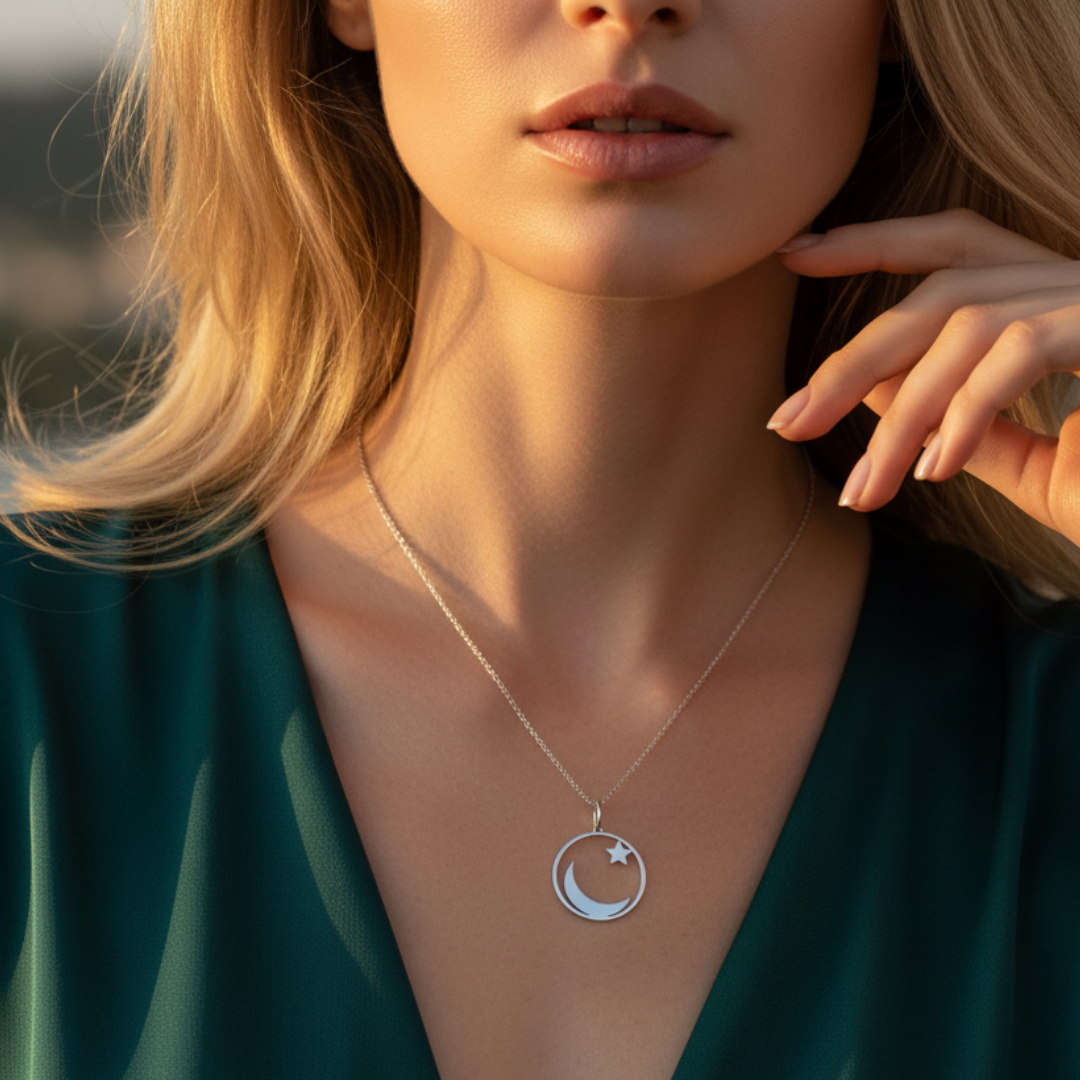 Collier Luna Noor Qamar