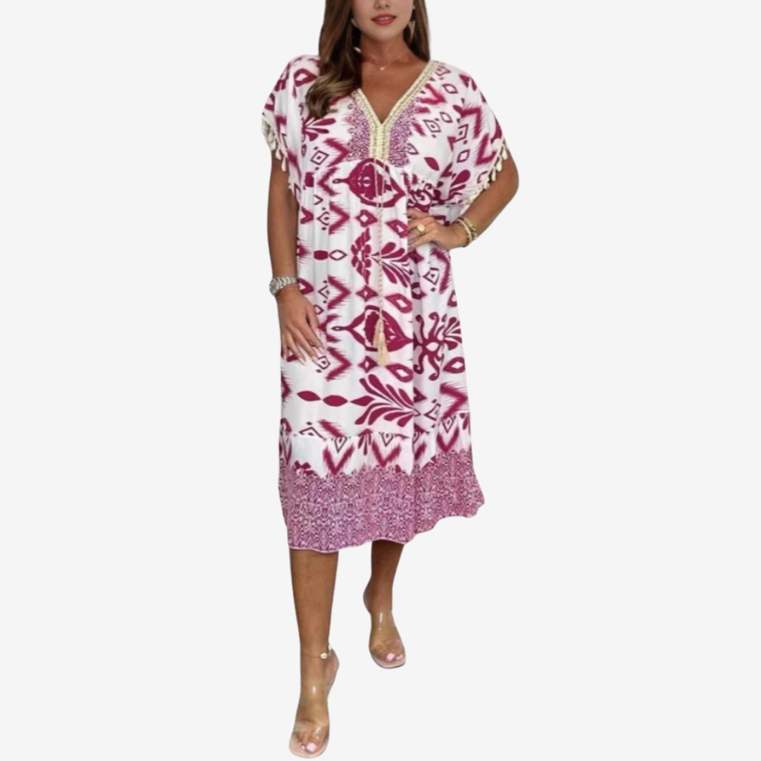 Solina™ Midi Bohème Imprimée