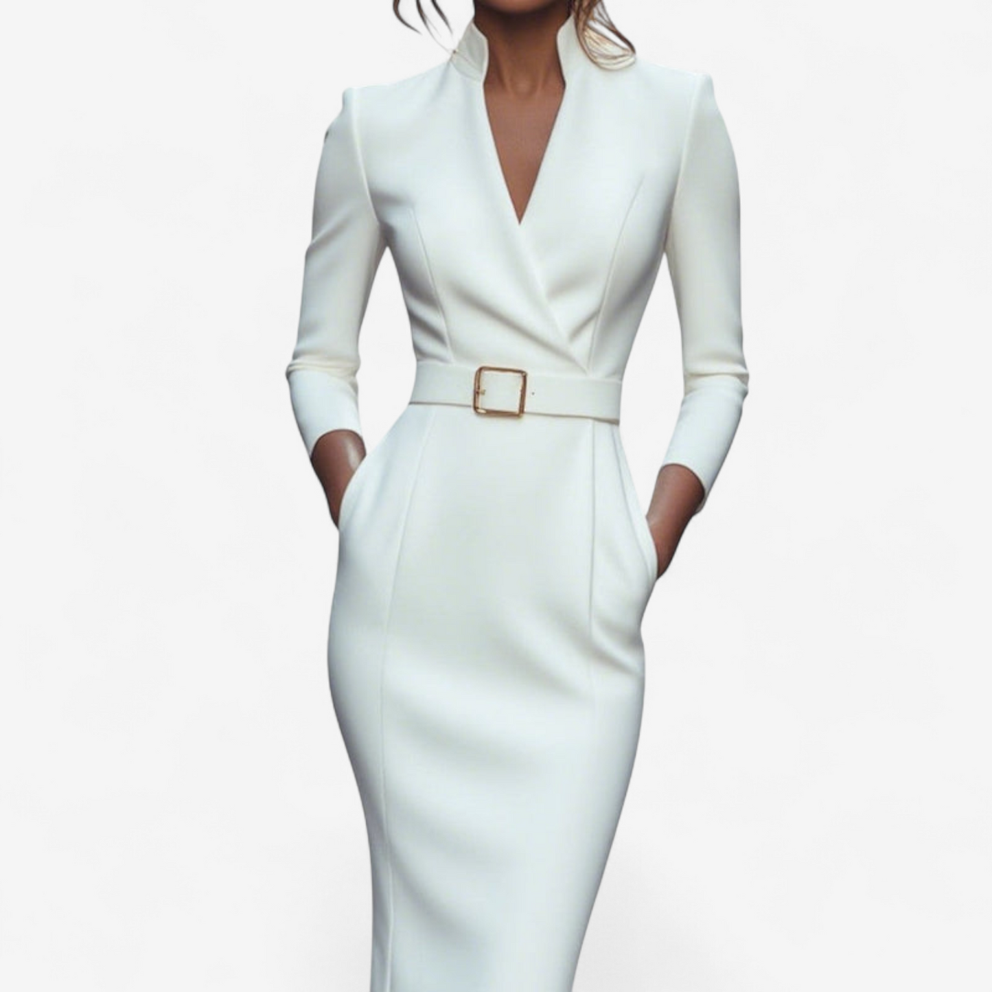 Madyx™ Robe Élégante Ceinturée