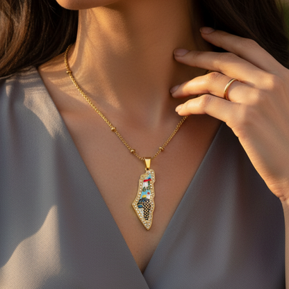 Collier Heritage Qamar Palestine