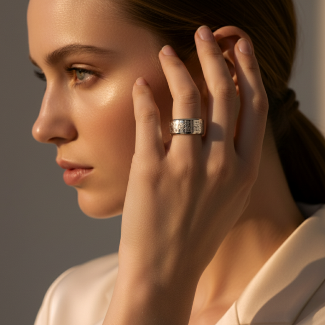 Bague en or Qamar Shahada