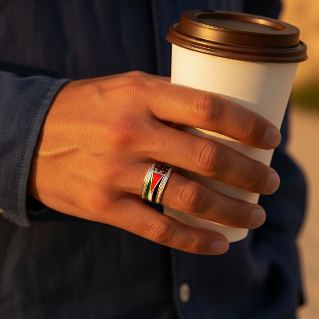 Bague Héritage Qamar Palestine
