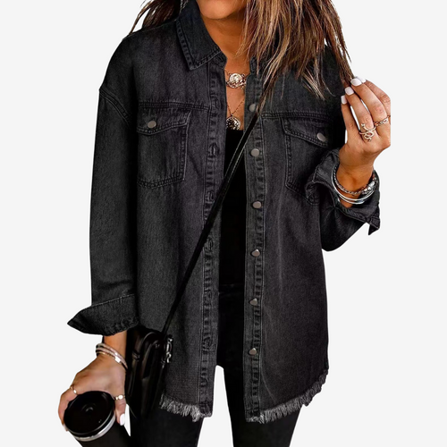 Lucille™ Veste en Jean Oversize