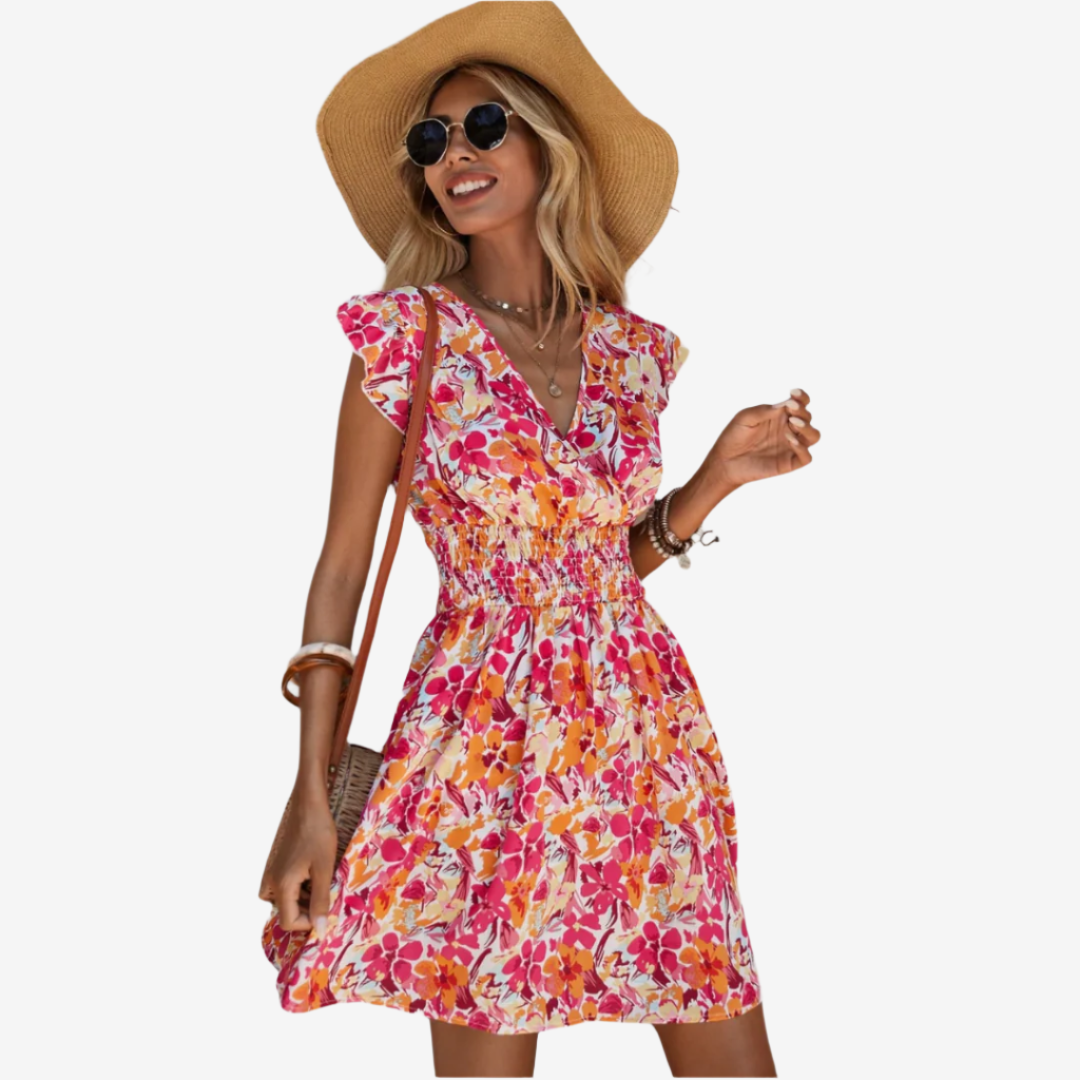 Thaïs™ Robe Évasée Fleurie