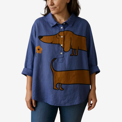 Félicie™ Chemise à Motif Animalier