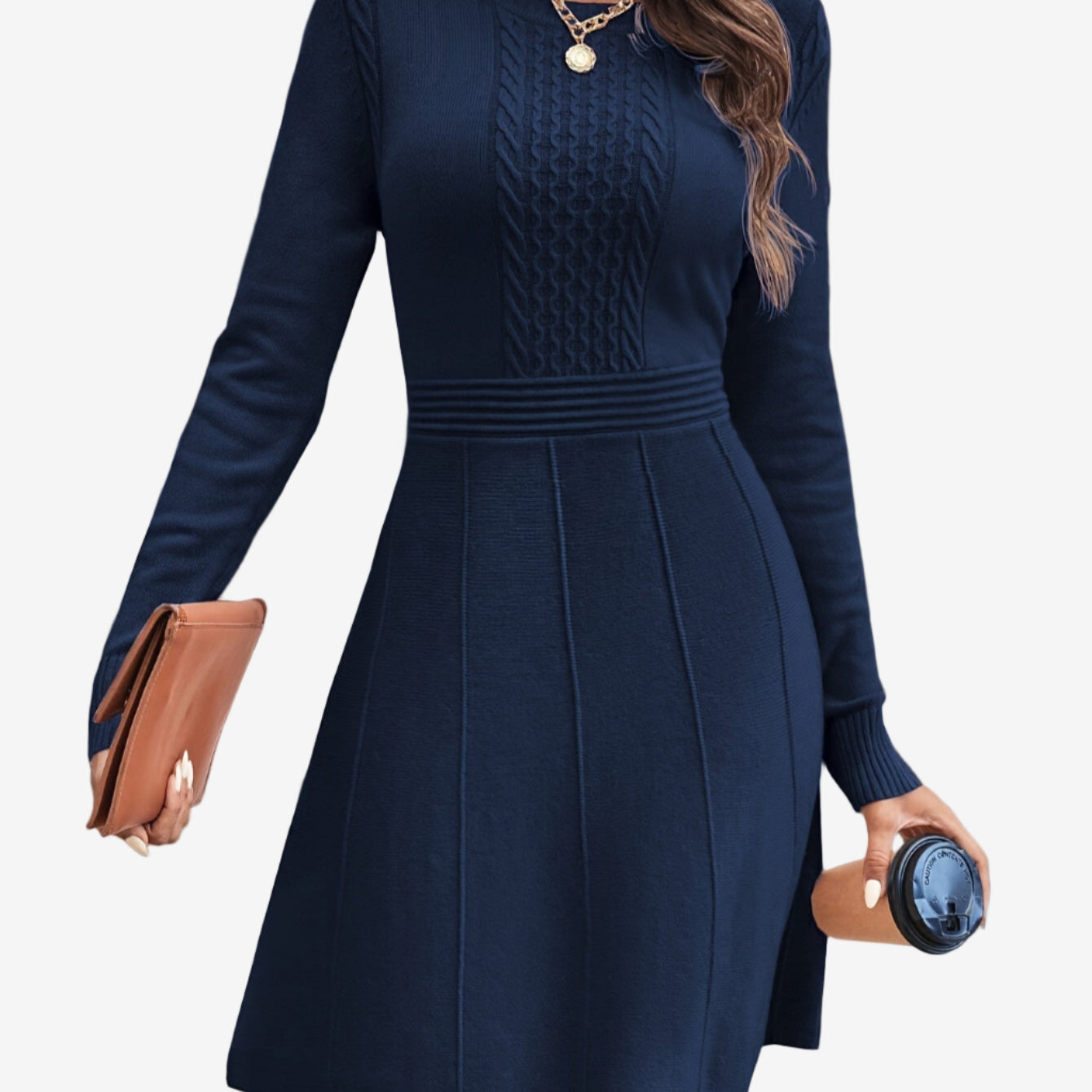 Karline™ Robe à Manches Longues