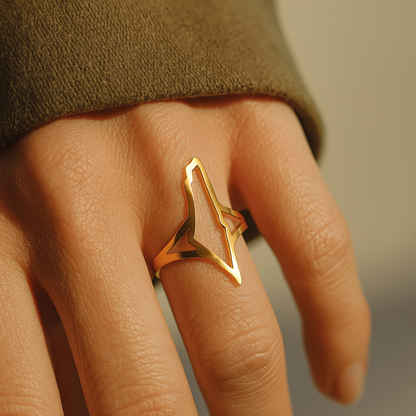 lot de cartes de la Palestine en or 18 carats