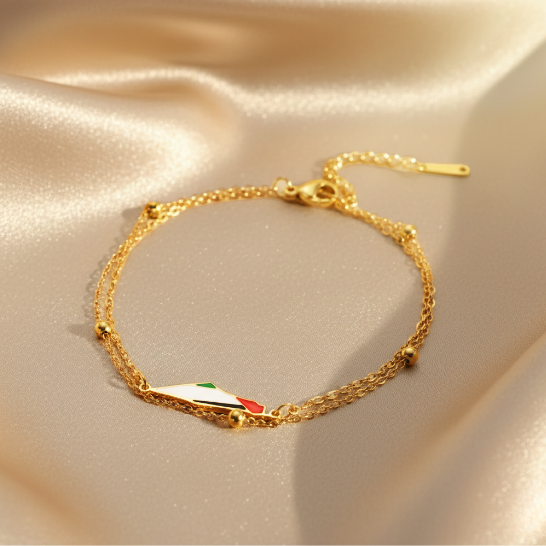 Bracelet Carte de la Palestine Qamar