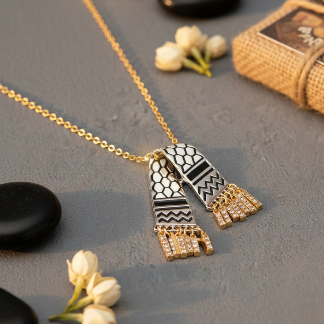 Collier Qamar Keffiyeh