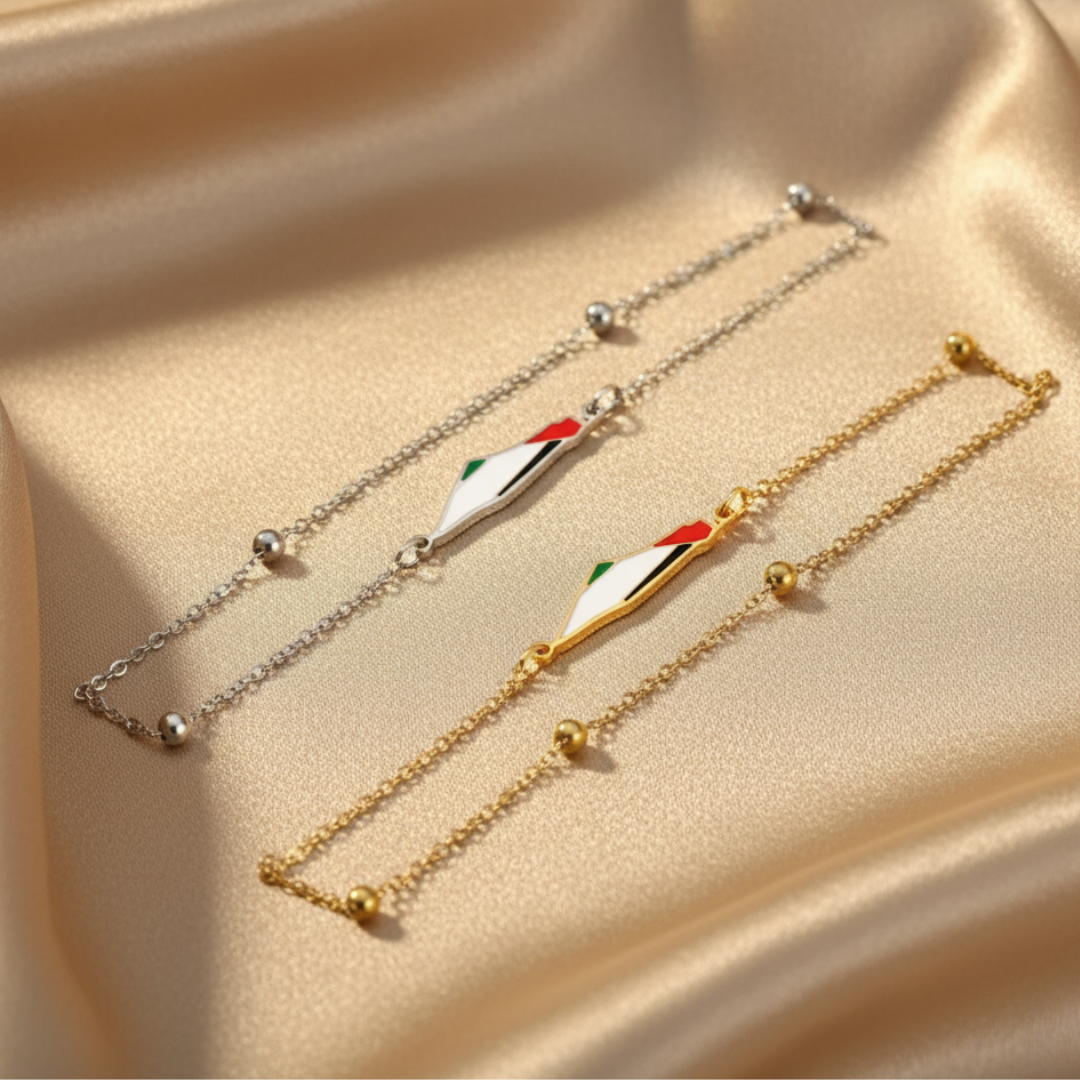 Bracelet Carte de la Palestine Qamar