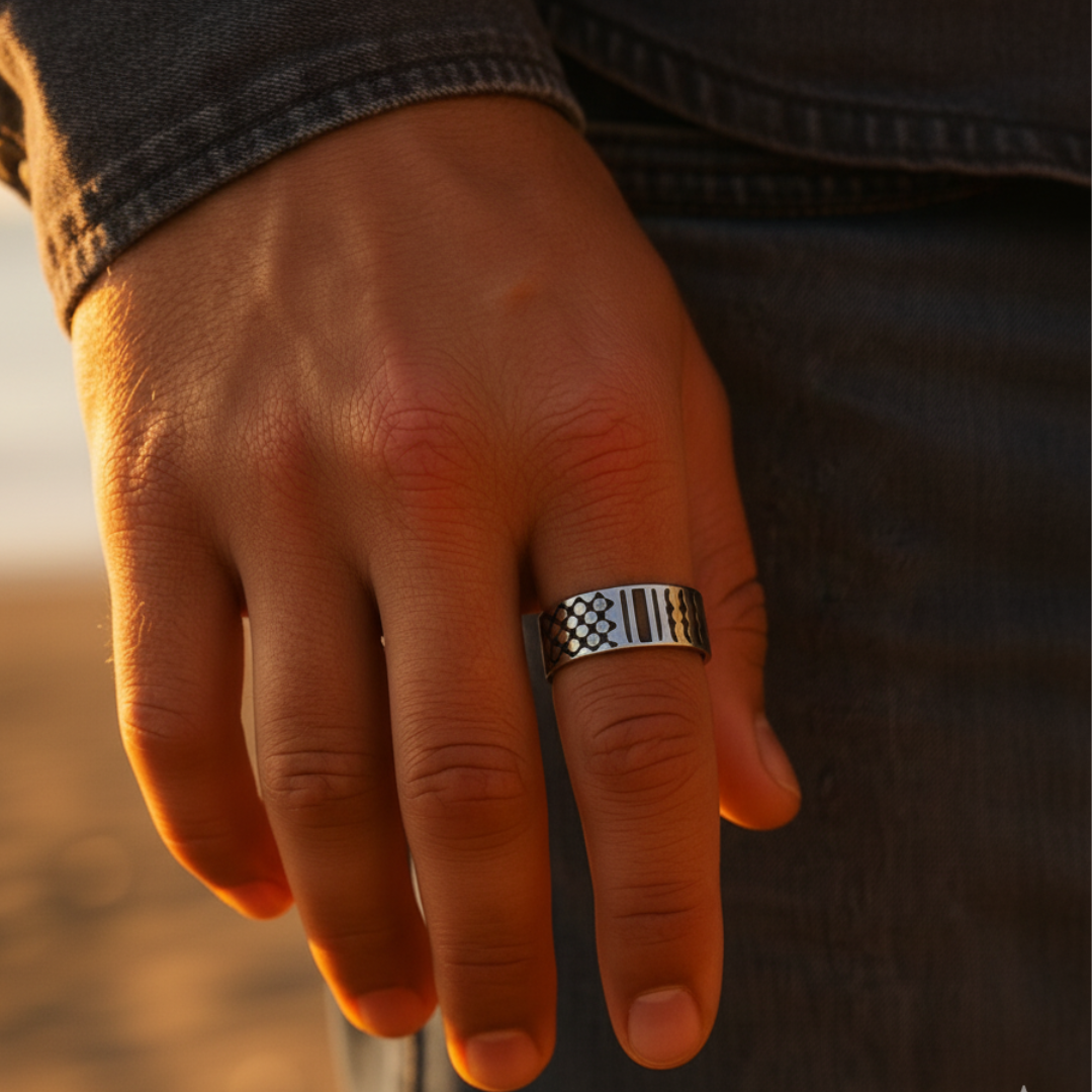 Bague Keffiyeh Qamar