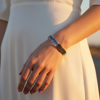 Bracelet script de foi Qamar