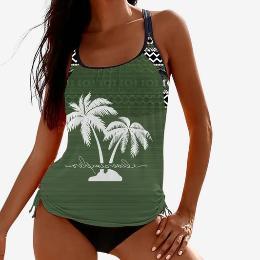 Louna™ Tankini Imprimé Cocotiers