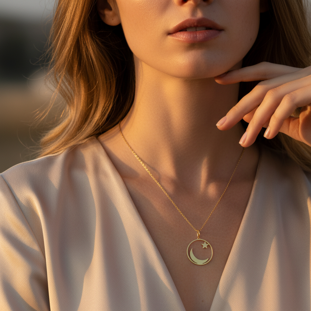 Collier Luna Noor Qamar