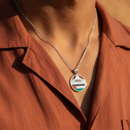 Collier mosquée Qamar Palestine