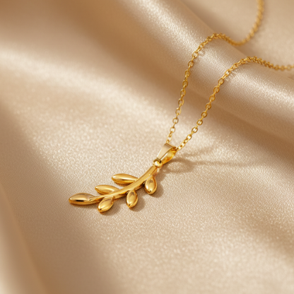 Collier Branche d'Olivier de Palestine Qamar