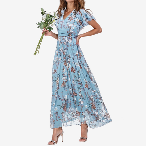 Élodie™ Midi Fluide Col V