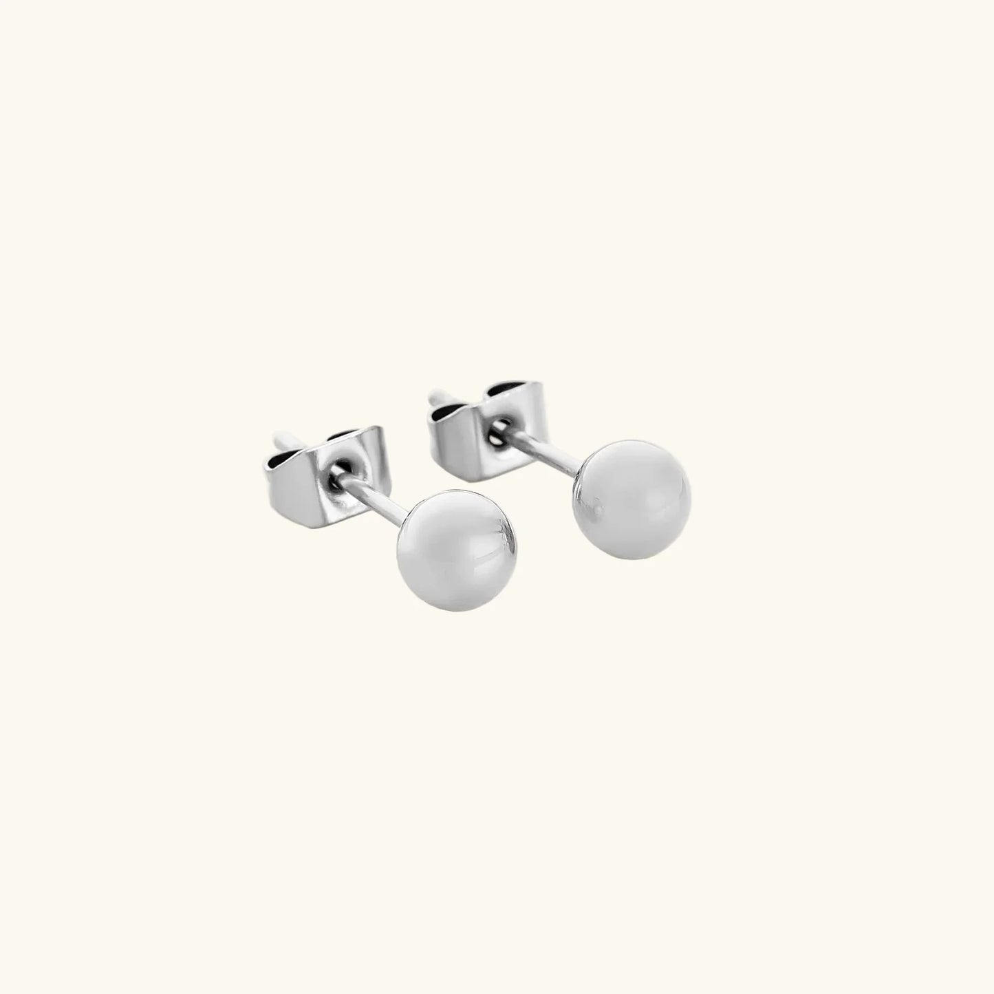 Boucles d'oreilles clous Qamar Sphère