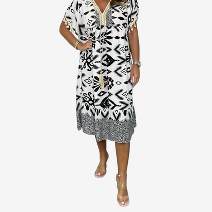 Solina™ Midi Bohème Imprimée