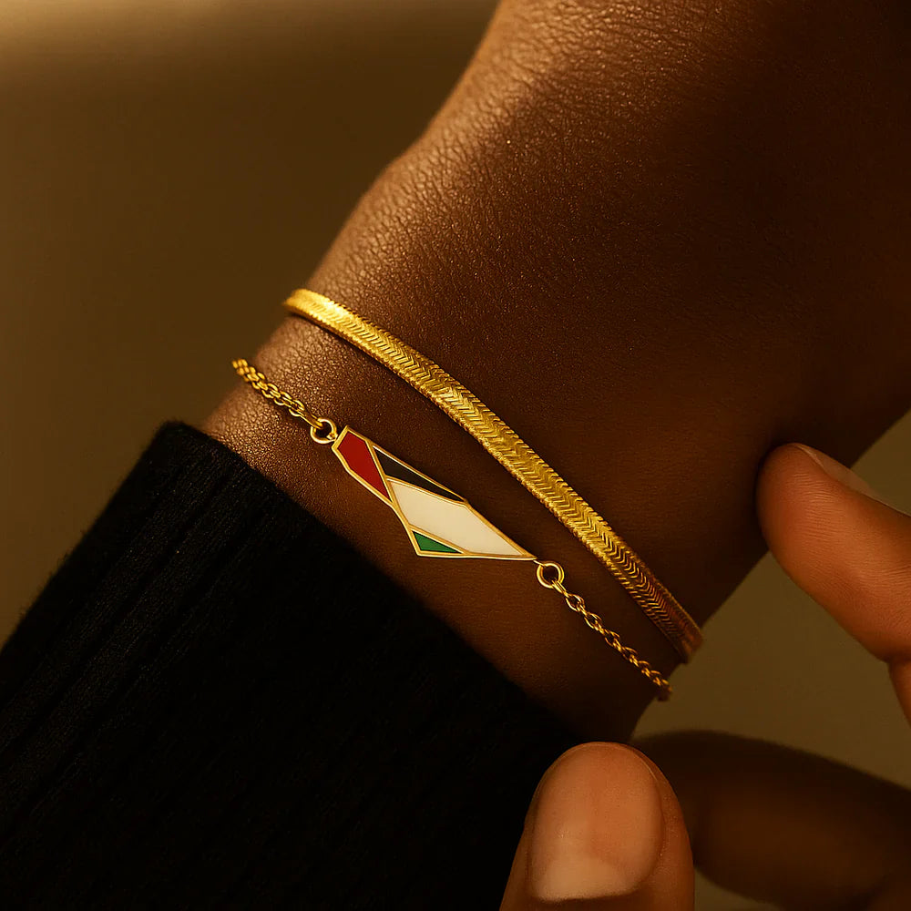 bracelet en chevrons Qamar Unity