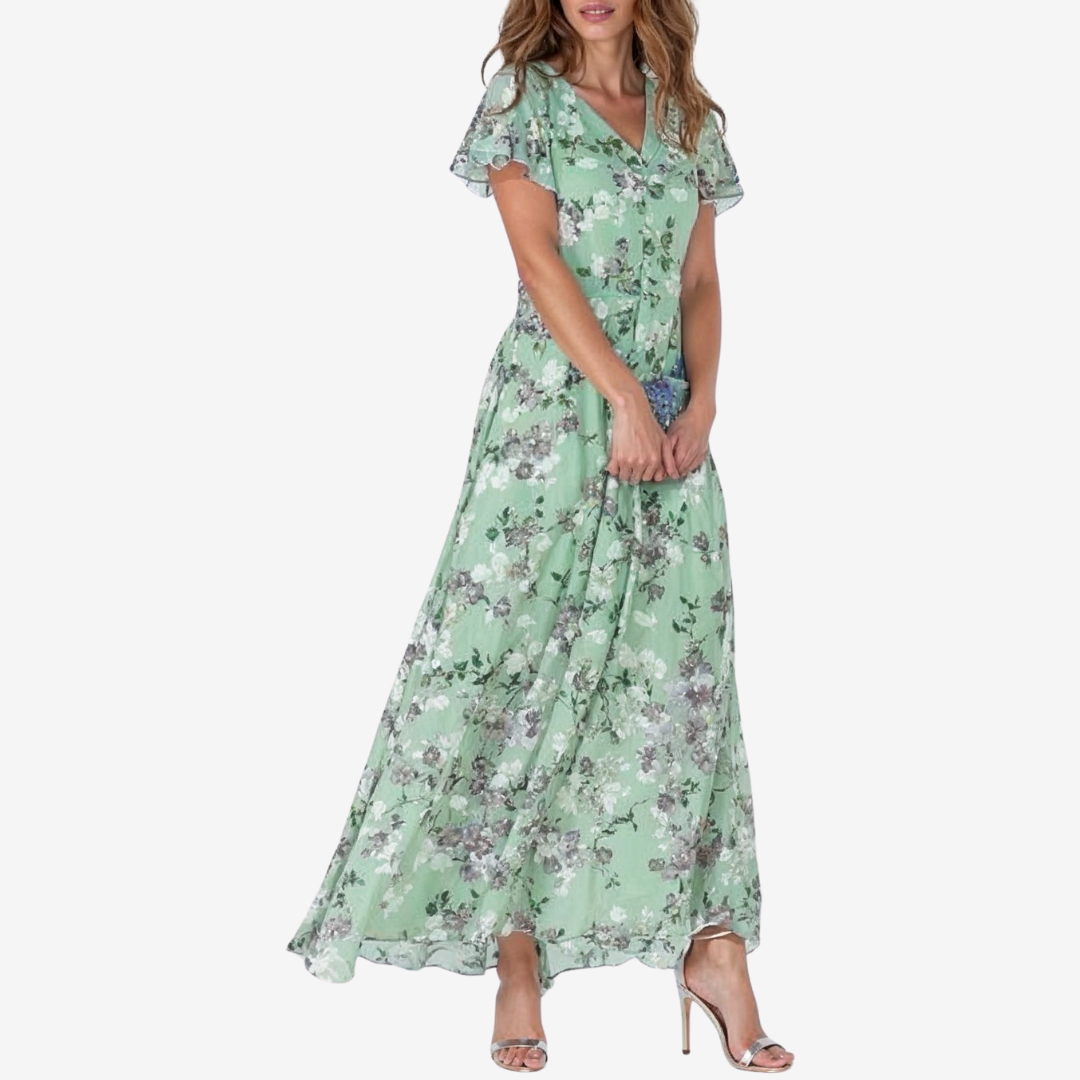 Élodie™ Midi Fluide Col V