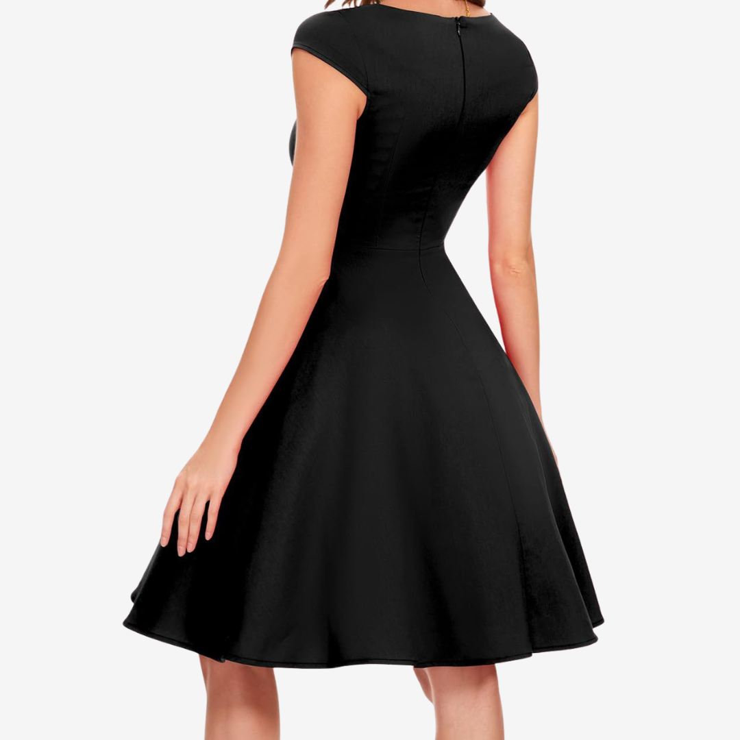 Lauréna™ Robe Cocktail Plissée