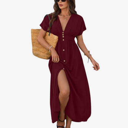 Serena™ Robe à Fente Élégante