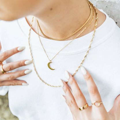 Collier en croissant Qamar Nurani