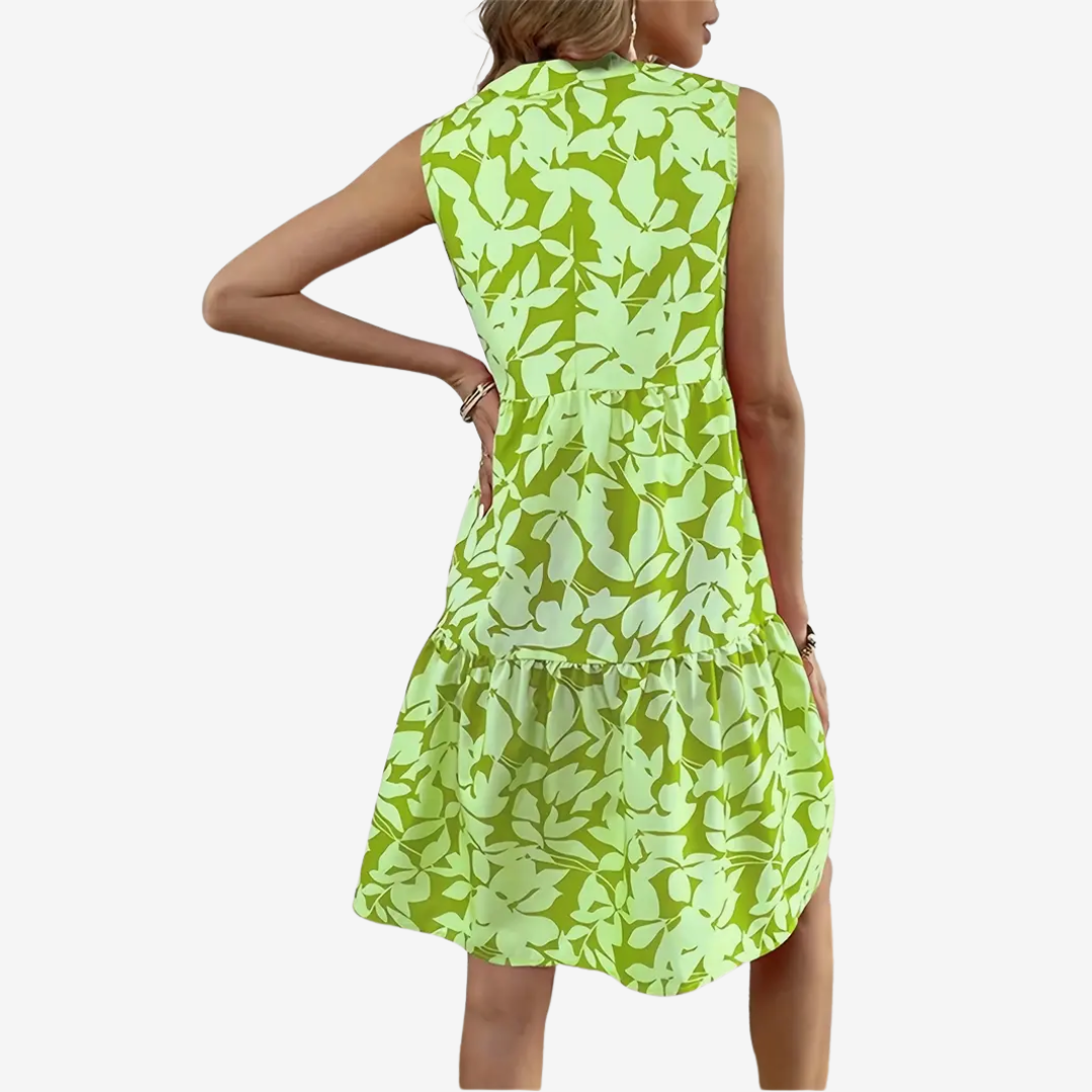 Noréa™ Midi Évasée Fleurie