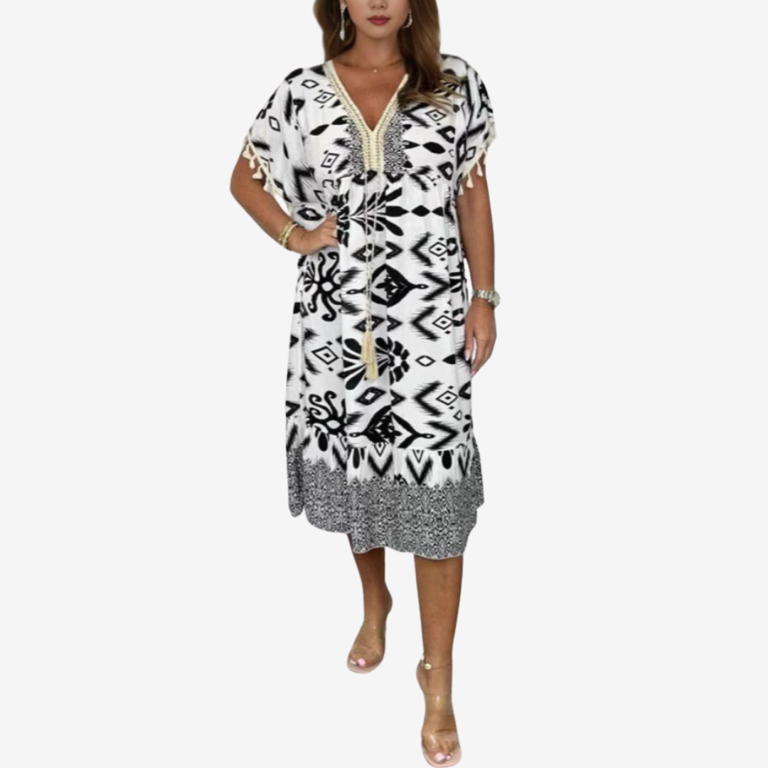 Solina™ Midi Bohème Imprimée