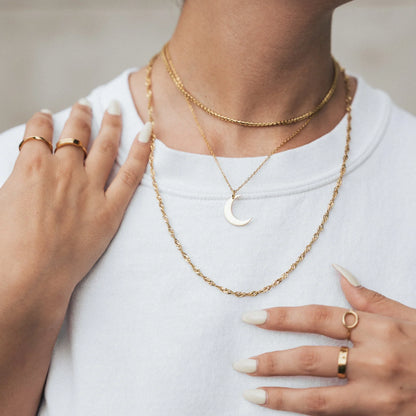 Collier en croissant Qamar Nurani