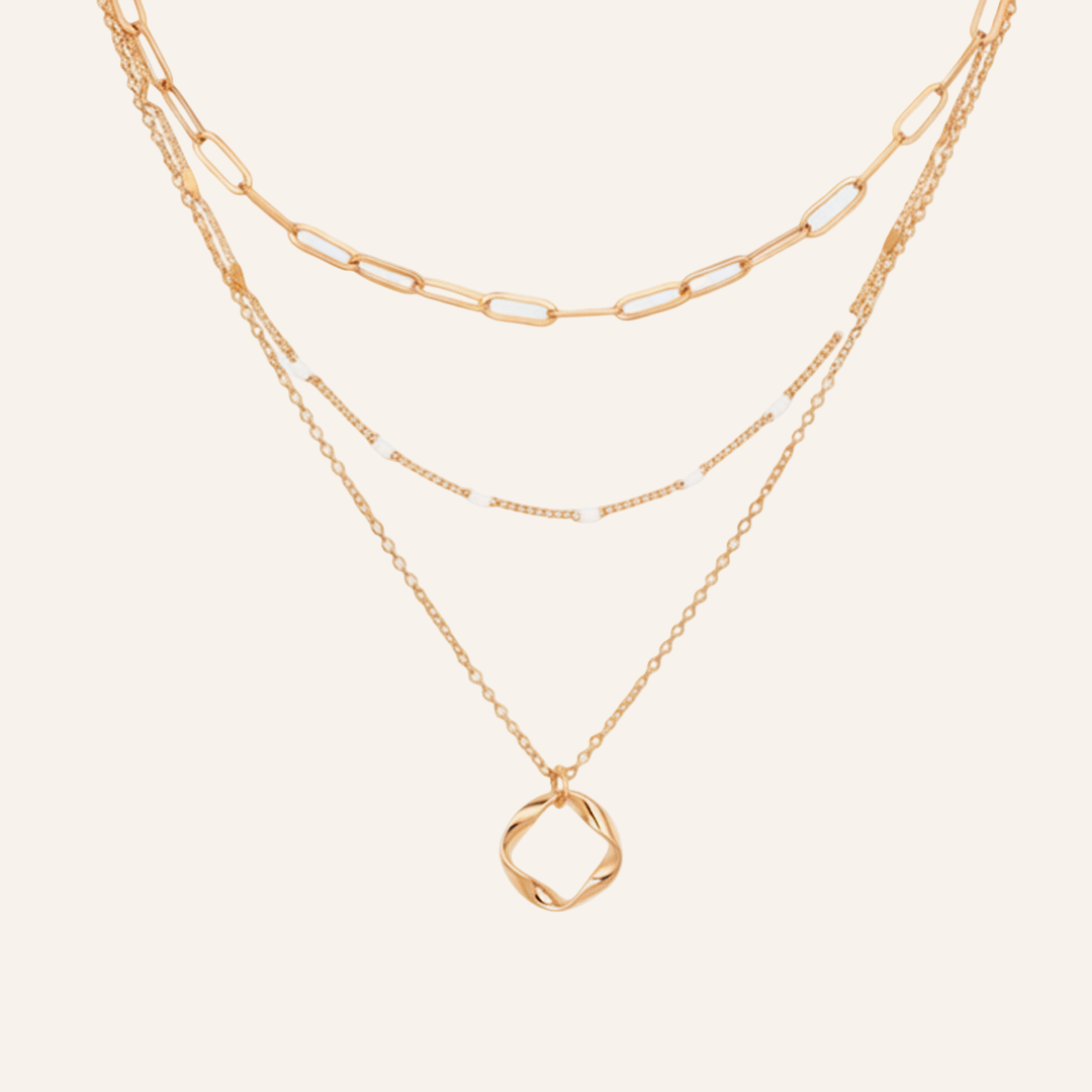 Collier à couches Qamar Aurora