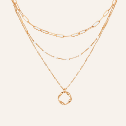 Collier à couches Qamar Aurora