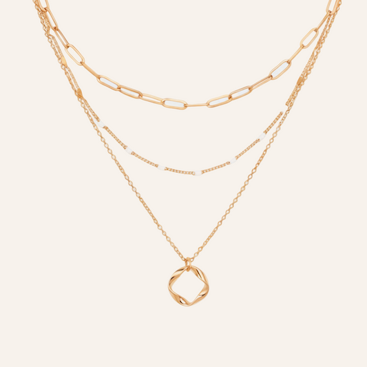 Collier à couches Qamar Aurora