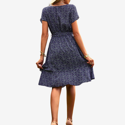 Noéva™ Midi à Imprimé Fleuri