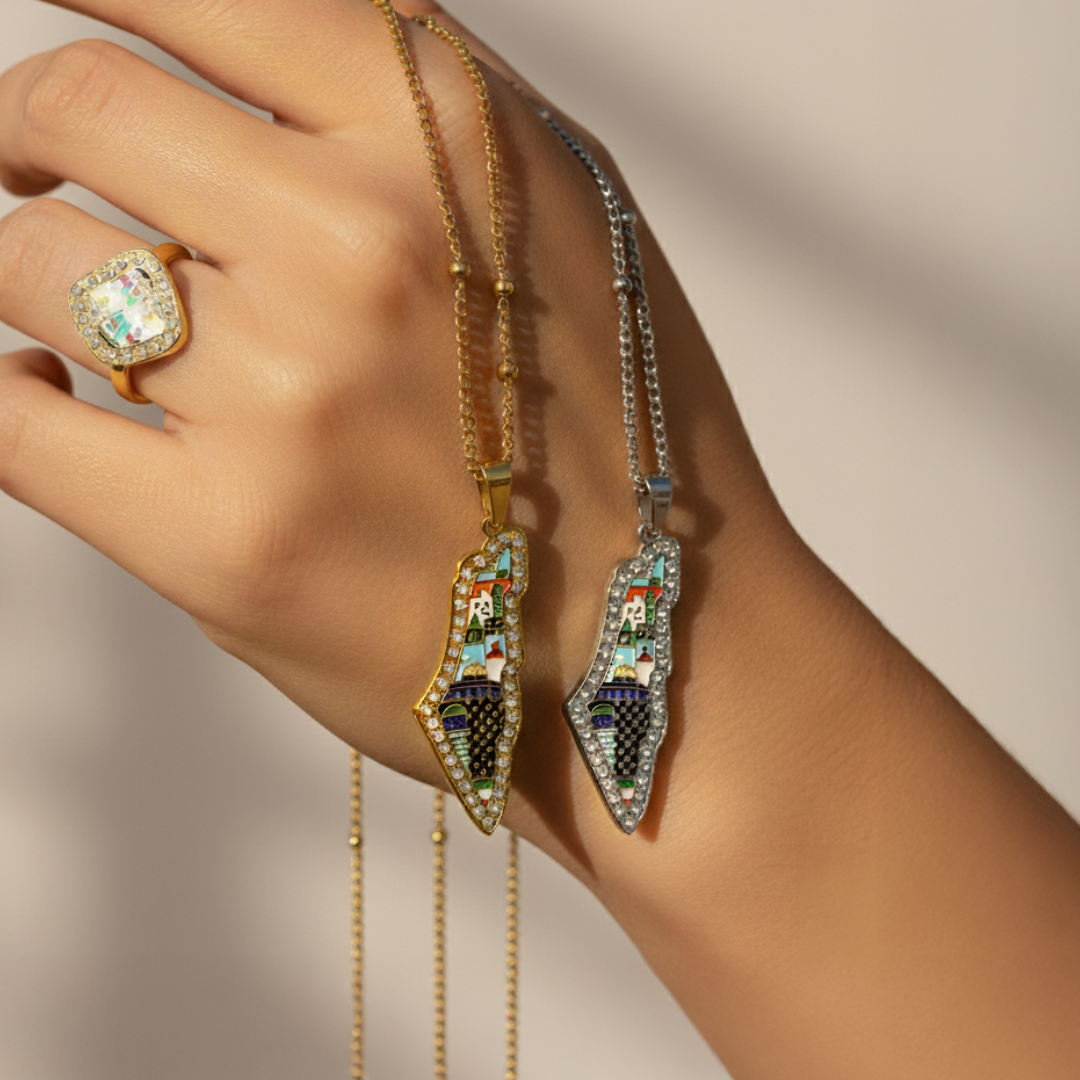 Collier Heritage Qamar Palestine