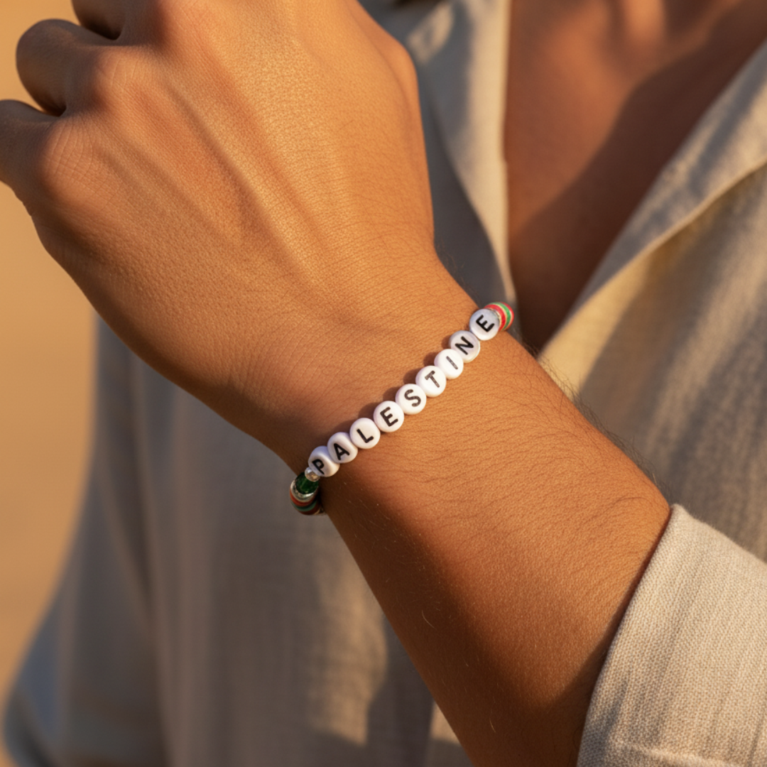 Bracelet à rayures Qamar Palestine