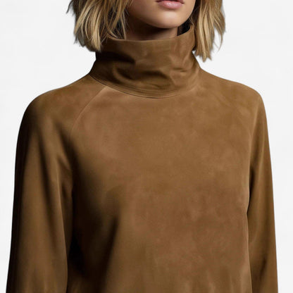 Tania™ Robe Mini à Col Montant