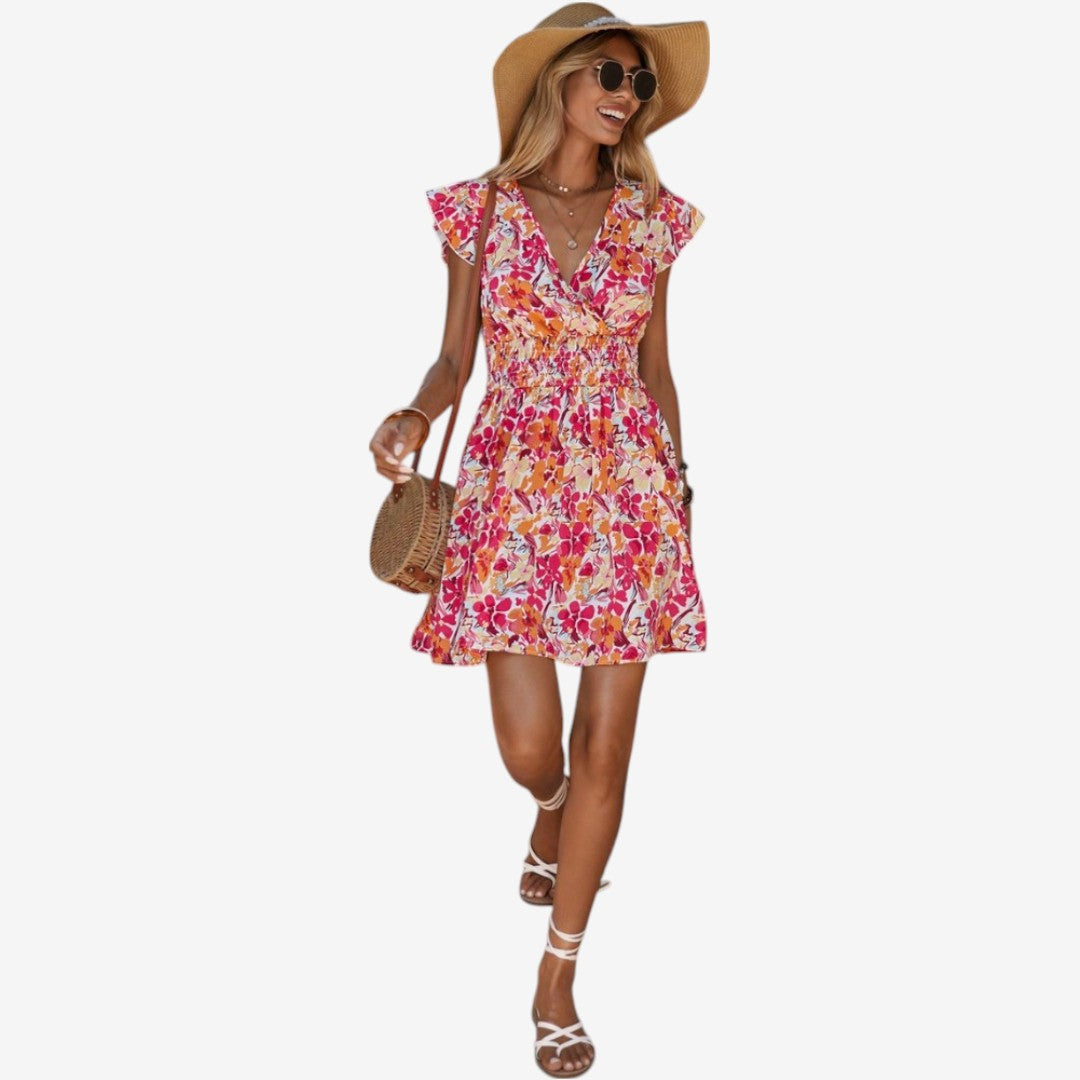 Thaïs™ Robe Évasée Fleurie