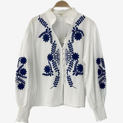 Isaure™ Haut à Broderies