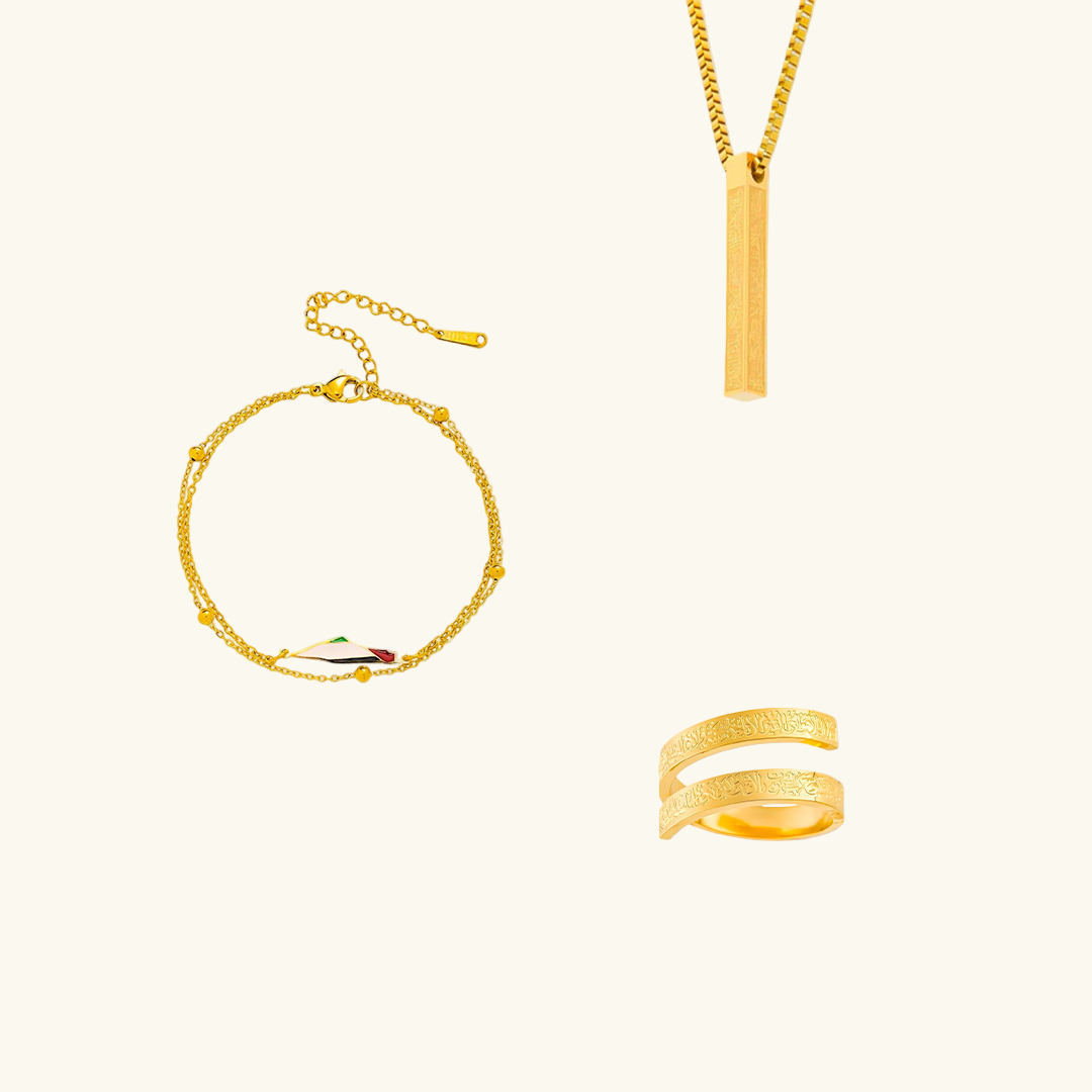 Lot Dévotion en or 18 carats