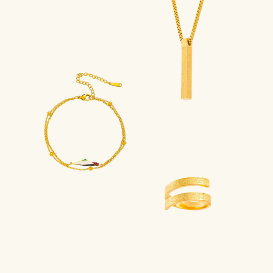 Lot Dévotion en or 18 carats