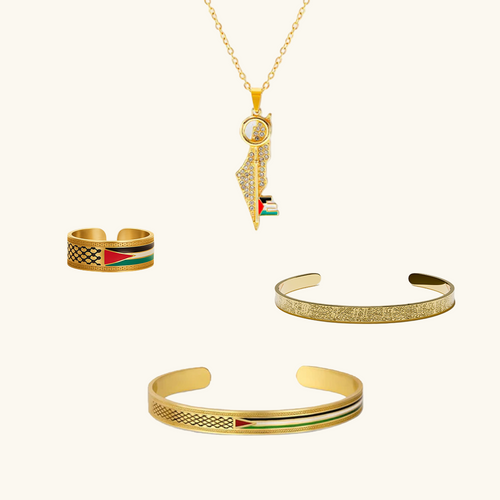 Lot de patrimoine et d'honneur en or 18 carats