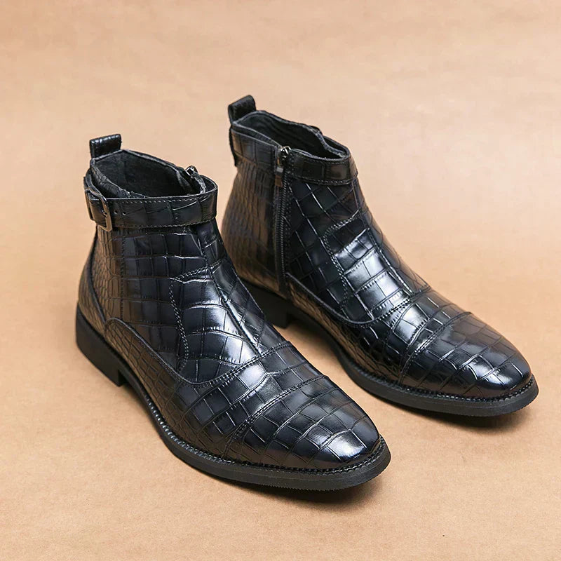 Dylan | Bottines en Cuir Synthétique avec Boucle