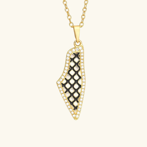 Collier Qamar Palestine Keffiyeh