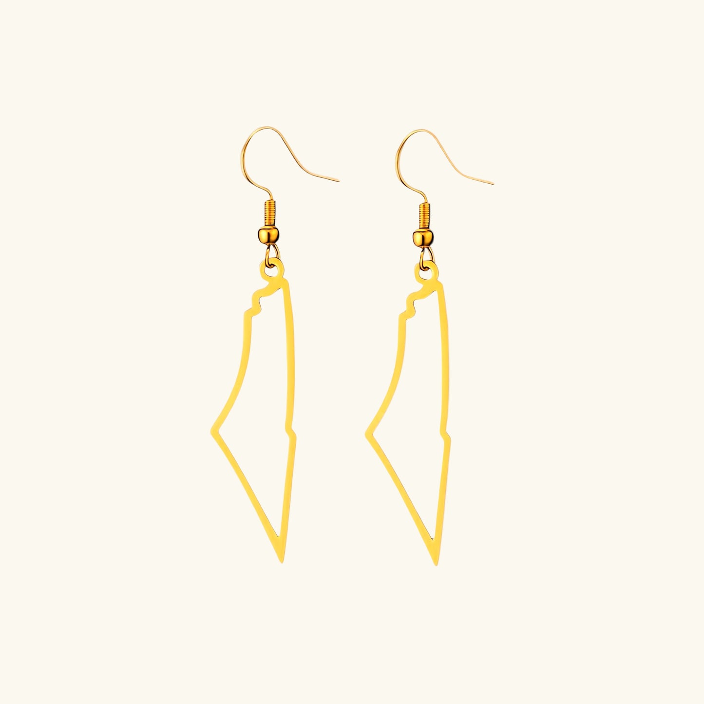 Boucles d'oreilles outline Qamar Palestine