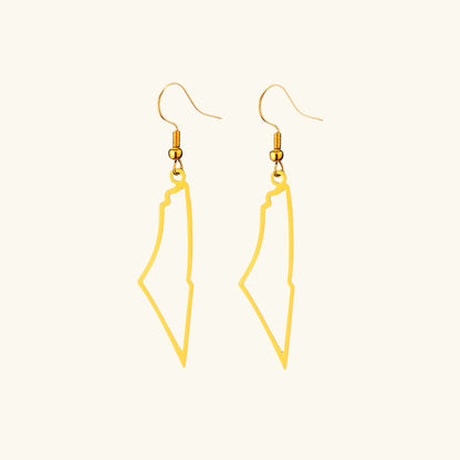Boucles d'oreilles outline Qamar Palestine